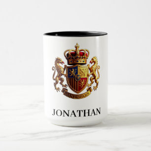 Mug Royal Crest Gold – Prestige Majestueux avec Identi