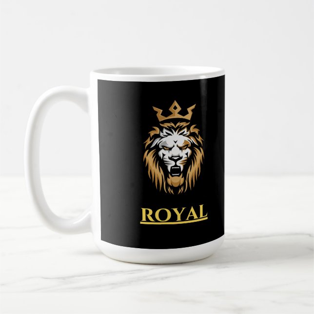 Mug Royal Lion King - Crowé Majesty Design (Gauche)