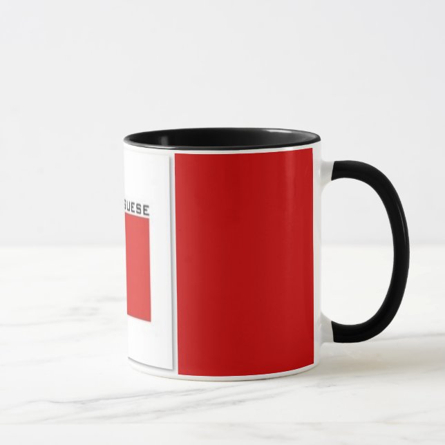 Mug royaume de drapeau du Portugal (Droite)
