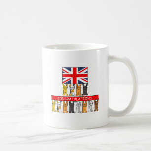 Mug Royaume-Uni Citoyenneté Félicitations Cartoon Cats