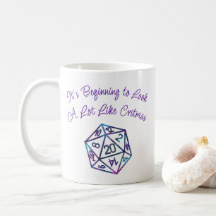 Mug RPG Critmas Nebula Tabletop PnP Roleplayer Dice