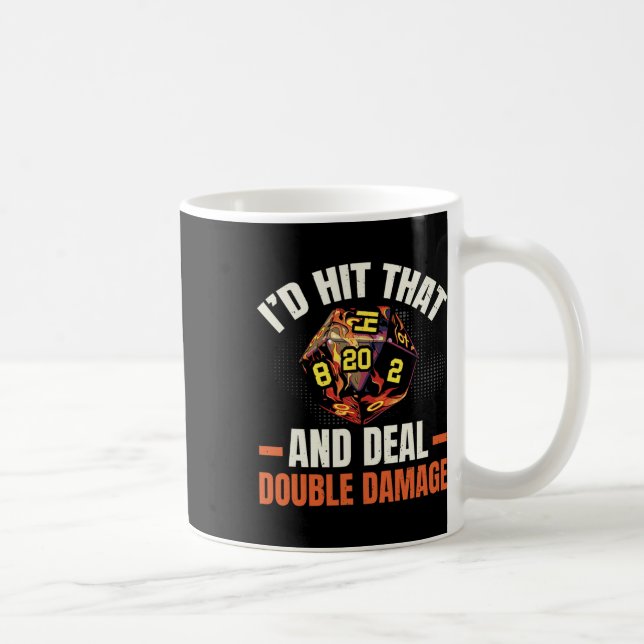 Mug Rpg Gaming Role Playing D20 Tabletop Games Funny R (Droite)