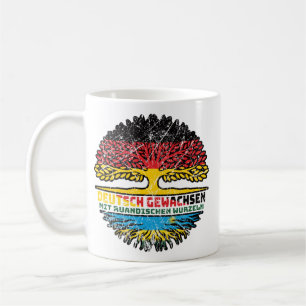 Mug Ruanda Ruandisch Deutsch Deutschland Baum Wurzel