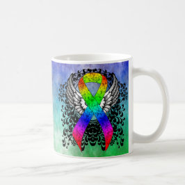 Mug Ruban arc-en-ciel avec ailes