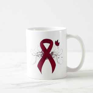 Mug Ruban de Bourgogne avec papillon