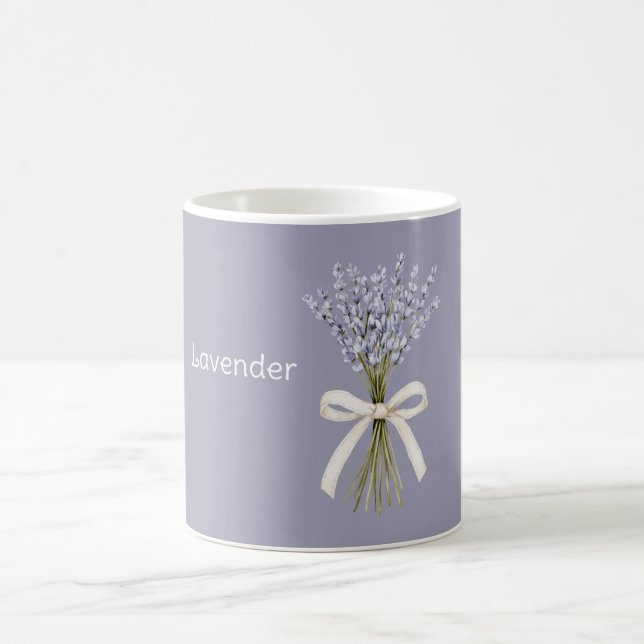 Mug Ruban de Crème de Fleurs de Lavande (Centre)