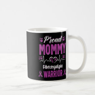 Mug Ruban de sensibilisation à la fibromyalgie de la m