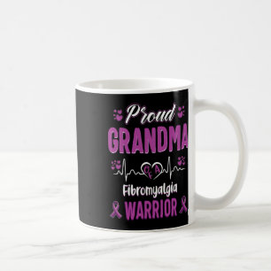 Mug Ruban de sensibilisation Grand-mère guerrière cont