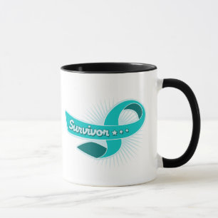 Mug Ruban de survivant de Cancer ovarien