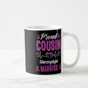 Mug Ruban Fière Cousin Fibromyalgia Warria Awareness