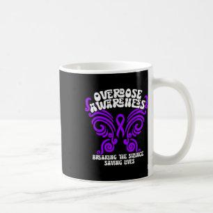 Mug Ruban Violet de Sensibilisation au Surdosage Dépen