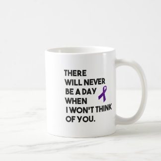Mug Ruban Violet de Sensibilisation au Surdosage Pensé