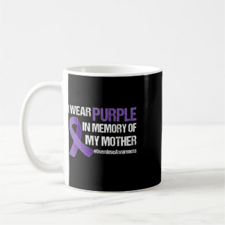 Mug Ruban Violet de Sensibilisation aux Surdoses Mémoi