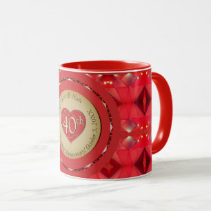 Mug Ruby du 40e anniversaire