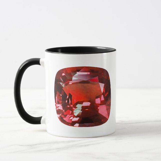 Mug Ruby Gemstone Red (Gauche)