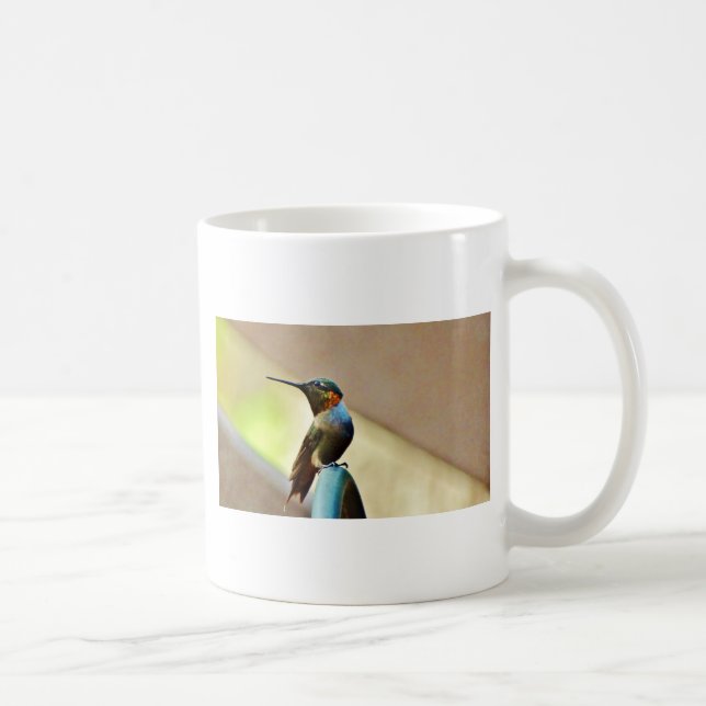 Mug Ruby perché et petit colibri vert (Droite)