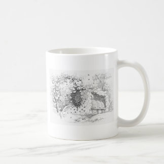 Mug ruches d'abeilles vintages