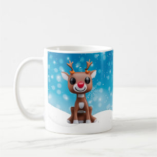 Mug Rudolph La Musique de Noël des rennes du nez rouge