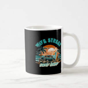 Mug Rue de la vague Rétro Vacances Plage Surf Vintage