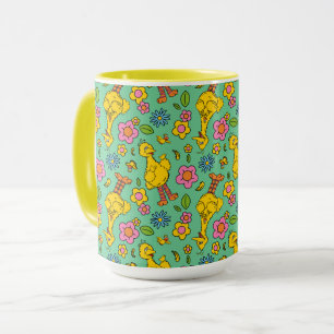 Mug Rue Sésame   Big Bird & Little Bird Motif