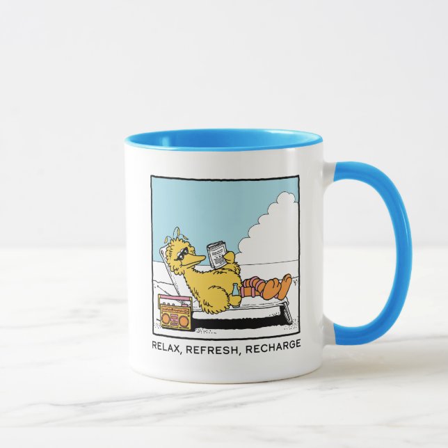 Mug Rue Sésame | Big Bird Relax Refresh Recharge (Droite)
