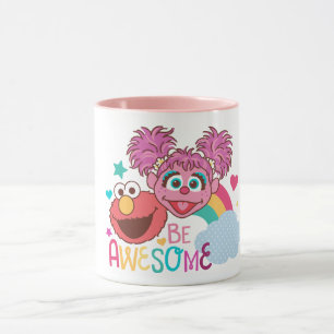 Mug Rue Sésame   Elmo & Abby - Soyez génial