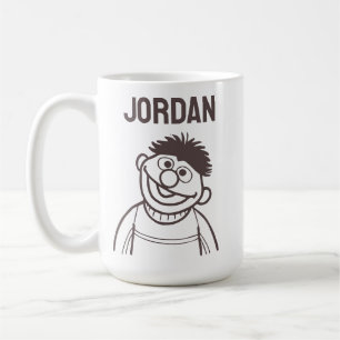 Mug Rue Sésame Ernie Bright Ajouter Votre Nom