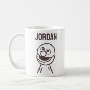 Mug Rue Sésame   Lumière de Grover   Ajouter Votre Nom
