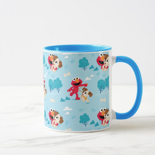 Mug Rue Sésame | Motif Elmo & Tango (Droite)