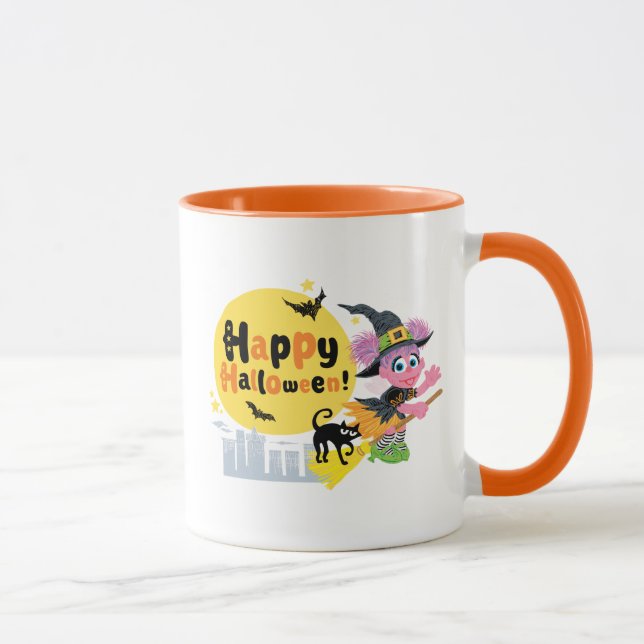 Mug Rue Sésame | Motif mignon d'Halloween (Droite)
