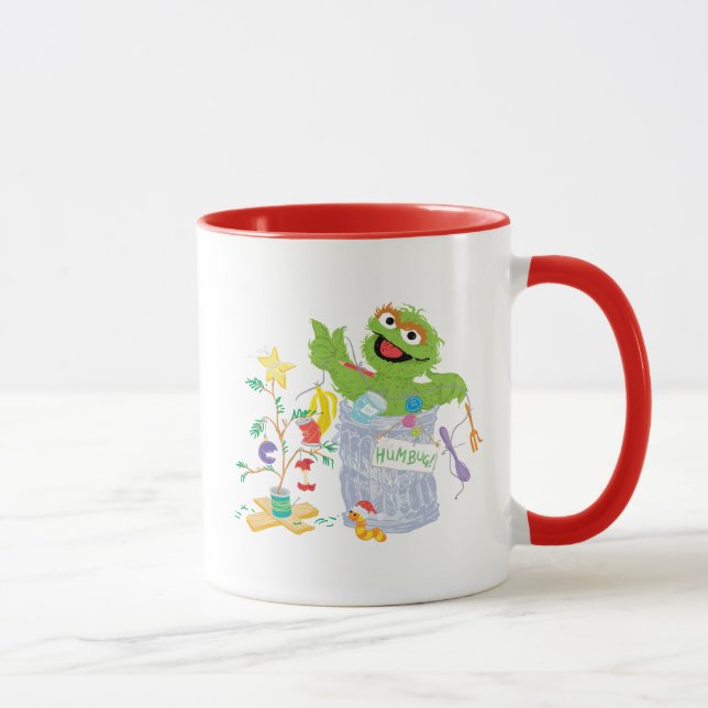 Mug Rue Sésame | Oscar - Arbre de Noël (Droite)