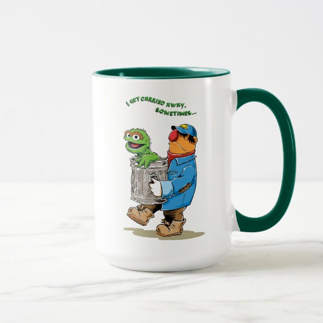 Mug Rue Sésame | Oscar & Bruno l'éboueur (Droite)