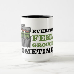 Mug Rue Sésame   Oscar le Grouch se sent Grouch