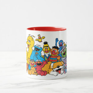 Mug Rue Sésame Portrait du groupe Pals sésame