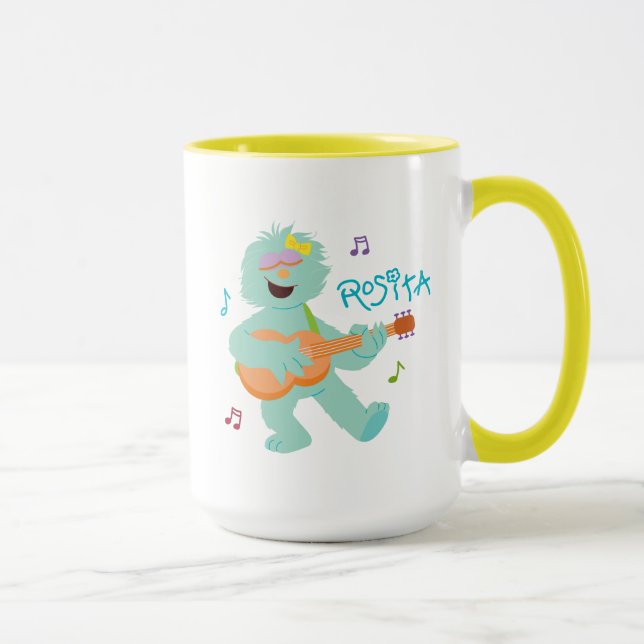 Mug Rue Sésame | Rosita Jouer de la guitare (Droite)