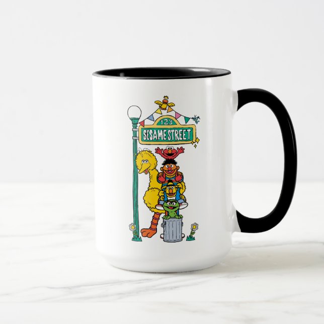 Mug Rue Sésame | Sous l'enseigne de la rue Sésame (Droite)