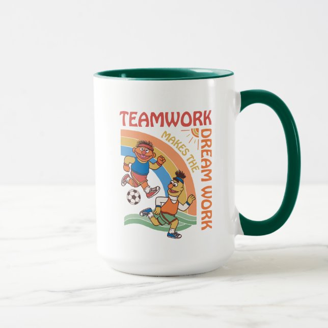 Mug Rue Sésame | Travail d'équipe Ernie & Bert (Droite)