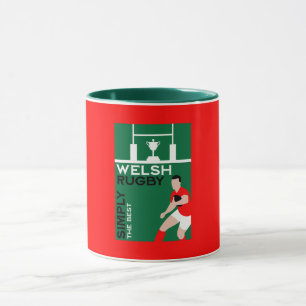 Mug Rugby Wales Fan Art
