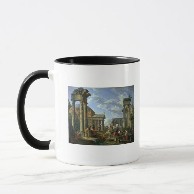 Mug Ruines romaines avec un prophète, 1751 (Gauche)