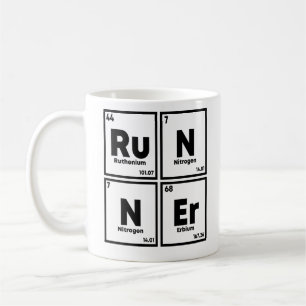 Mug Runner Table Périodique Marathon Runners Science
