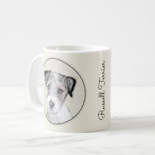 Mug Russell Terrier Peinture rugueuse - Art Chien orig