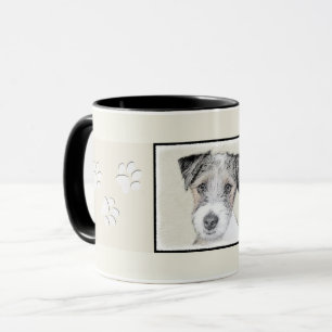 Mug Russell Terrier Peinture rugueuse - Art Chien orig