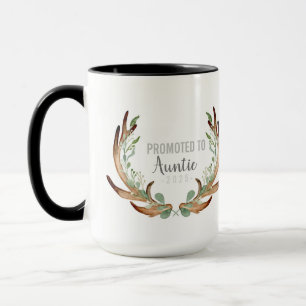 Mug Rustic Antler & Green promu à Tante