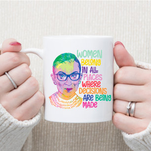 Mug Ruth Bader Ginsburg Femmes Dans Tous Les Endroits