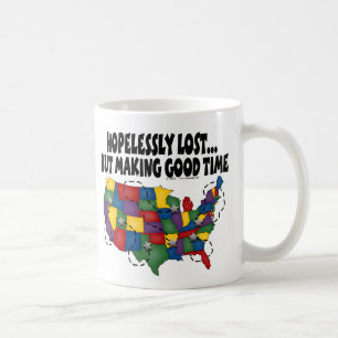 Mug Rv ayant l'amusement pourtant…. Désespérément