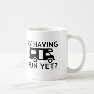 Mug Rv ayant l'amusement pourtant le jeu de mots drôl