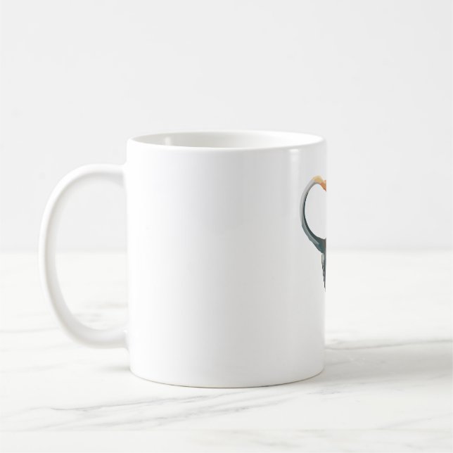 Mug S est pour le singe à queue blanche (Gauche)