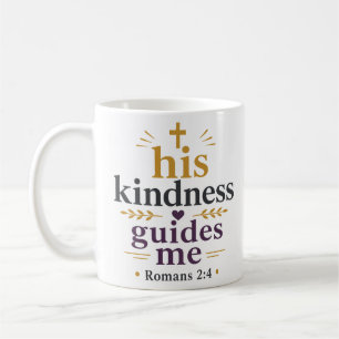 Mug Sa bonté me guide Citation chrétienne moderne