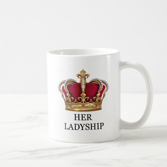Mug Sa Ladyship imprimait la musique de la nouveauté (Droite)