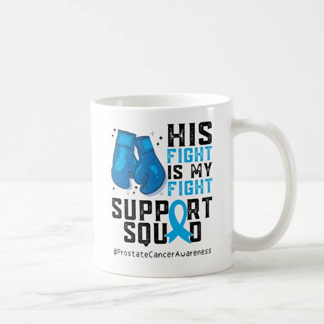 Mug Sa Lutte Est Ma Lutte Contre Le Cancer De La Prost (Droite)